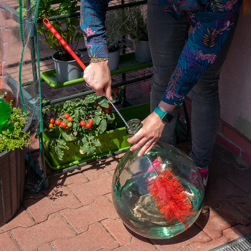 Escova para lavar garrafões - pequena - 3