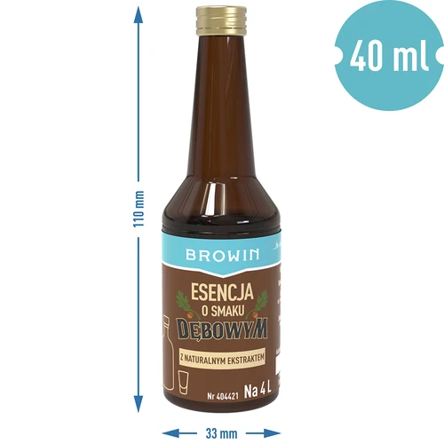 Essência com sabor a carvalho, com aroma e extrato naturais – 40 ml, para 4 L - 7