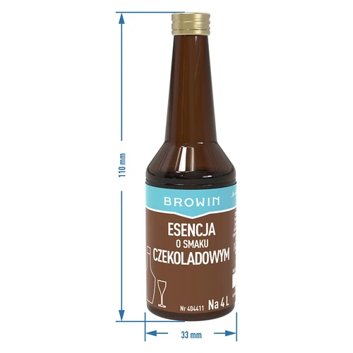 Essência com sabor a chocolate para 4 L - 40 ml - 8