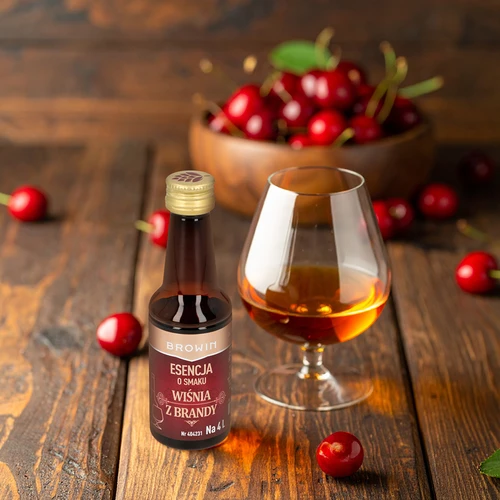 Essência com sabor a ginja com brandy, 40 ml - para 4 L - 7