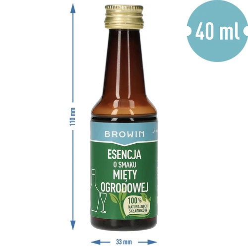 Essência com sabor a hortelã do jardim, para 4 L, 40 ml - 6