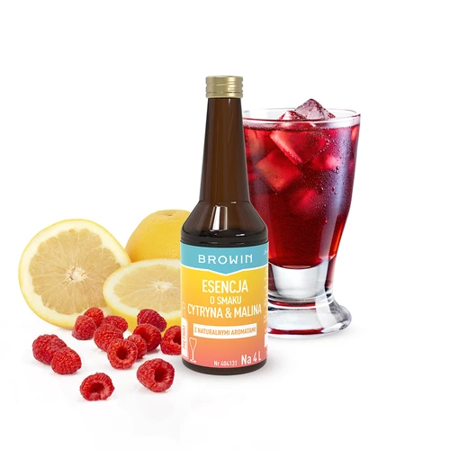 Essência com sabor a limão e framboesa - 40 ml, para 4 L - 3