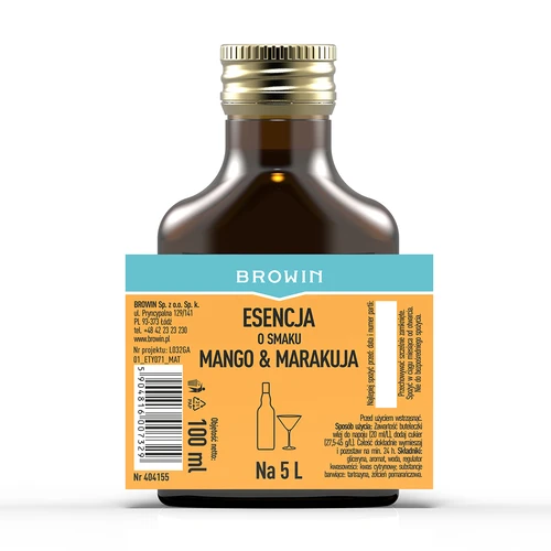 Essência com sabor a manga & maracujá para 5 L, 100 ml - 4