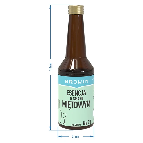 Essência com sabor a menta para 2 L - 40 ml - 5