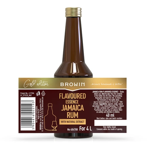 Essência com sabor a Rum da Jamaica 40 ml - 5