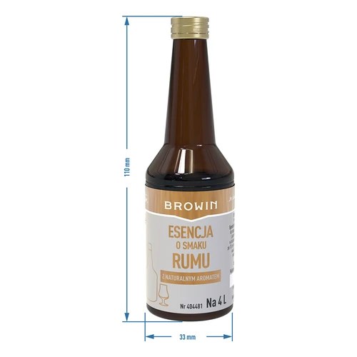 Essência com sabor a rum para 4 L - 40 ml - 7