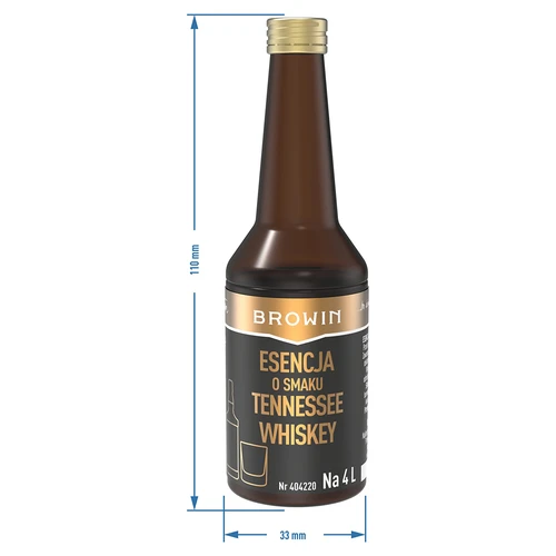 Essência com sabor a Tennessee Whiskey para 4 L - 40 ml - 8