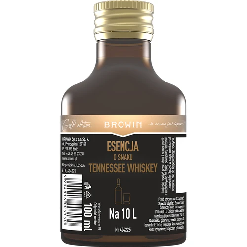 Essência com sabor a uísque do Tennessee para 10 L - 100 ml