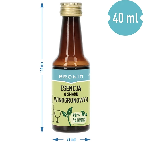 Essência com sabor a uva, 40 ml - 6