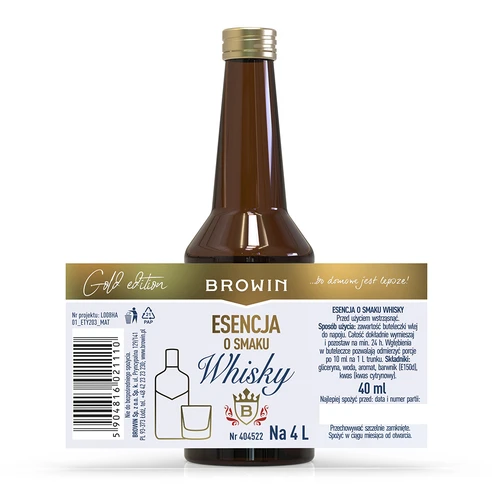 Essência com sabor a Whisky 40ml - 4