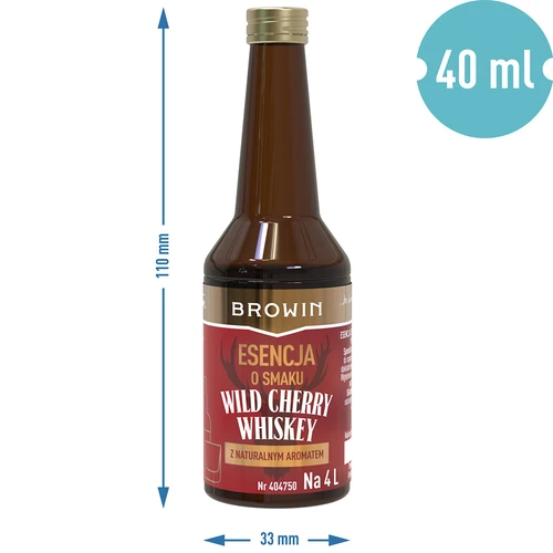 Essência com sabor a Whisky de Cereja Selvagem 40 ml - 6