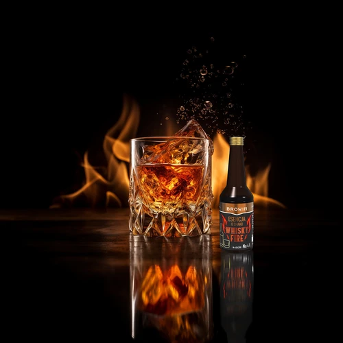 Essência com sabor a Whisky Fire para 4 L, 40 ml - 8