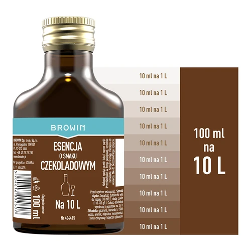 Essência com sabor de chocolate 100 ml para 10 L - 4