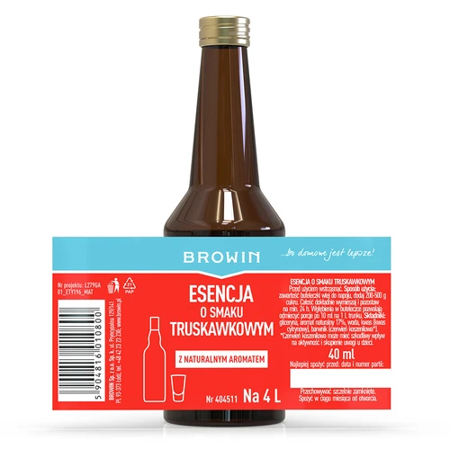 Essência com sabor de morango, 40 ml - 4