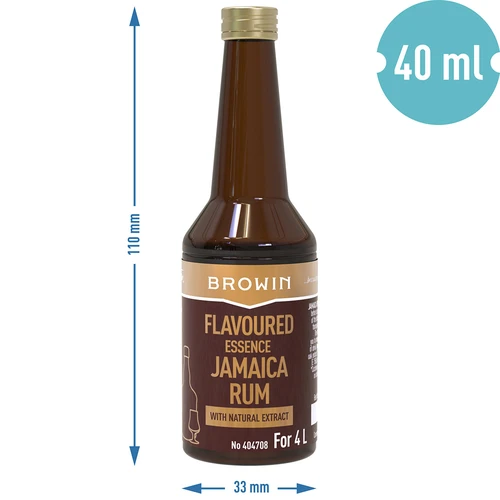 Essência com sabor de Rum da Jamaica 40 ml - 9