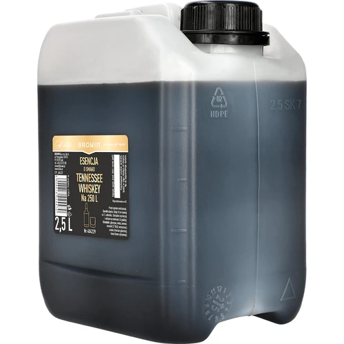 Essência com sabor de Tennessee Whiskey 2,5L, para 250L de bebida pronta - 2
