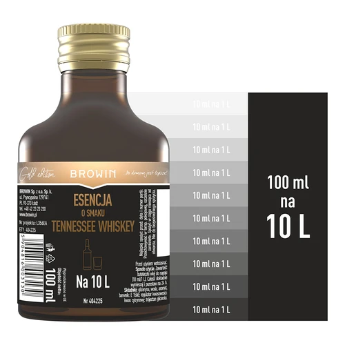 Essência com sabor de Tennessee whiskey para 10 L - 100 ml - 5