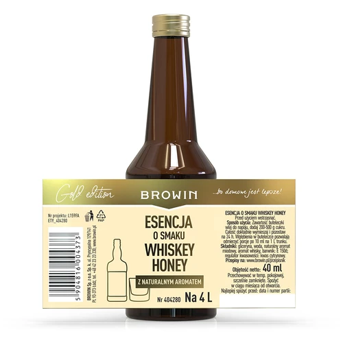 Essência com sabor de Whiskey Honey para 4 L - 40 ml - 7
