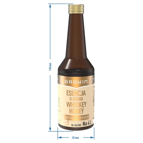Essência com sabor de Whiskey Honey para 4 L - 40 ml - 8