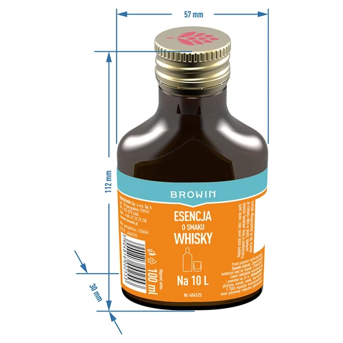 Essência com sabor de whisky para 10 L - 100 ml - 5