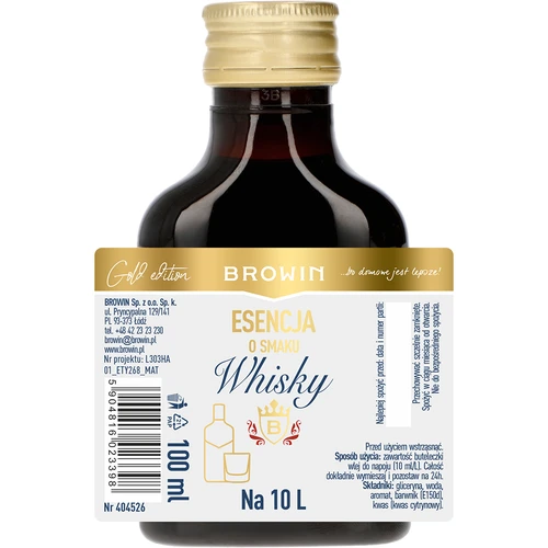 Essência com sabor de whisky para 10 L, 100 ml - 4