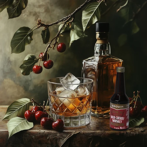 Essência com sabor de Wild Cherry Whiskey 40 ml - 7