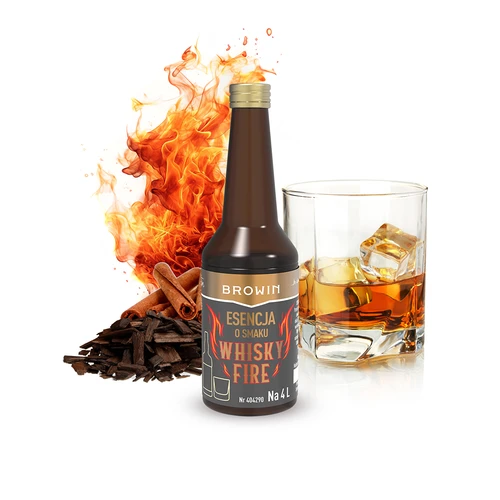 Essência com sabor Whisky Fire para 4 L, 40 ml - 3