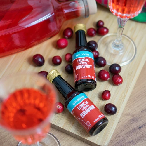 Essência de sabor cranberry para 4 L - 40 ml - 10