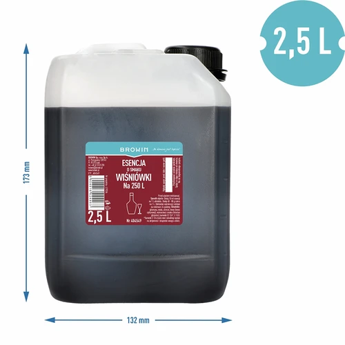 Essência de sabor de licor de cereja, 2,5 L para 250 L de bebida pronta - 3