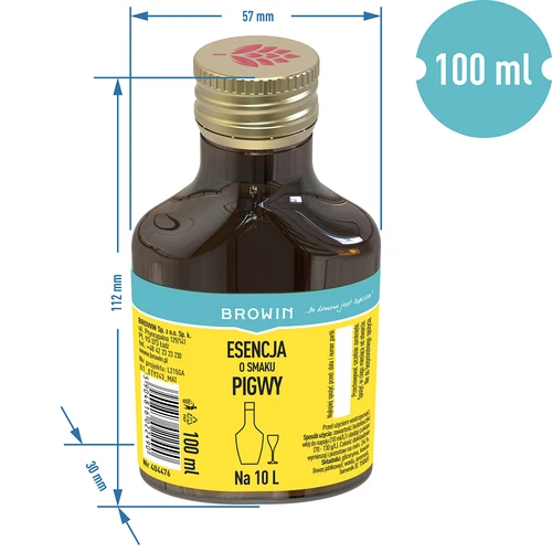 Essência de sabor de marmelo para 10 L - 100ml - 6