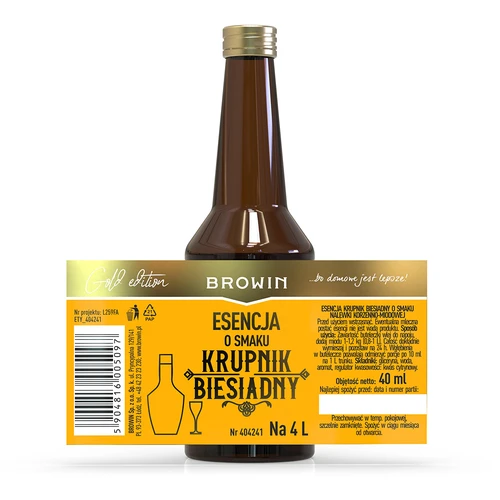 Essência de sabor - Krupnik Biesiadny para 4 L - 40 ml - 7