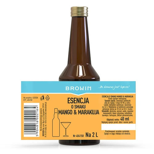 Essência de sabor manga & maracujá para 2 L - 40ml - 5