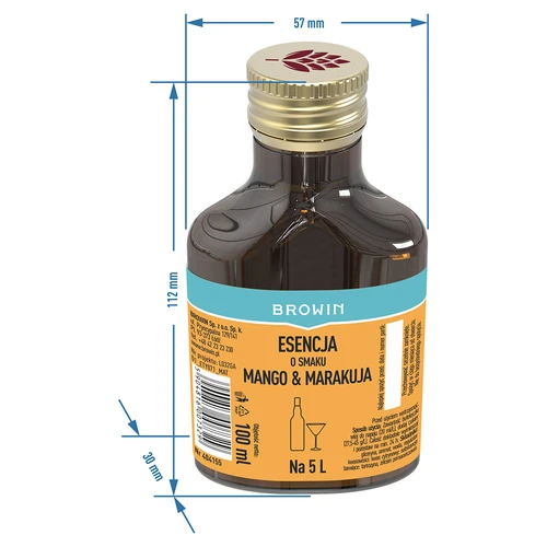 Essência de sabor manga & maracujá para 5 L, 100 ml - 6