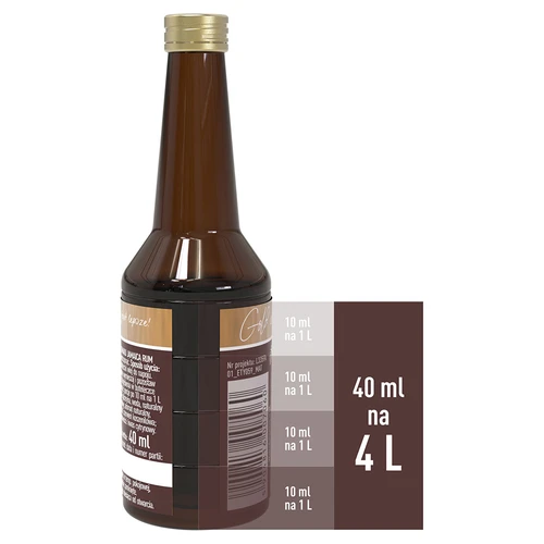 Essência Gold com sabor de Jamaica Rum para 4 L, 40 ml - 6