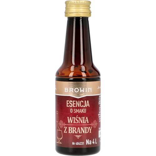 Essência sabor Cereja com brandy, 40 ml - para 4 L  - 1 