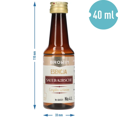 Essência Sauer-Kirsche – Cereja Pura, 40 ml, para 4 L - 8