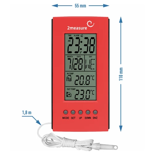 Estação meteorológica – eletrónica, com sonda, sortido - 5