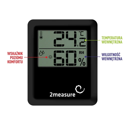 Estação meteorológica – eletrônica, sem fio, preta - 4