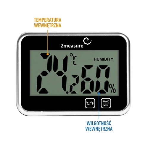 Estação meteorológica – eletrônica, sem fio, preta - 5