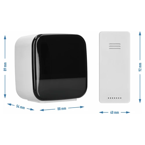Estação meteorológica eletrónica Soens - com sensor sem fios, despertador e luz - 4