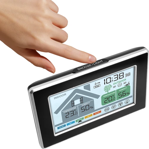 Estação meteorológica Soens – eletrónica, com sensor exterior sem fios - 3