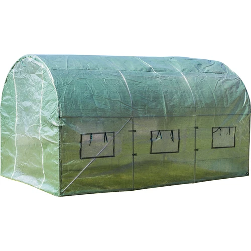 Estufa de jardim (túnel plástico) 2x4,5x2 m - 2