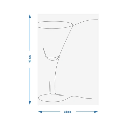 Etiquetas autocolantes 60 x 90 mm para garrafas, licor, bebidas alcoólicas, vodka - 20 unidades - 3