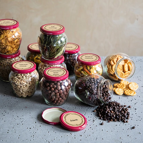 Etiquetas redondas Ø 66,5 mm para tampas e frascos - 20 unid. - 5