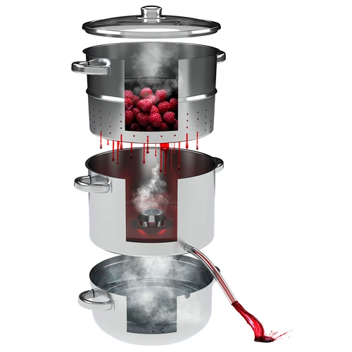 Extrator de suco inoxidável 8 L - 4