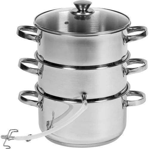 Extrator de sumo a vapor em aço inoxidável 5 L com função de cozer a vapor - 2