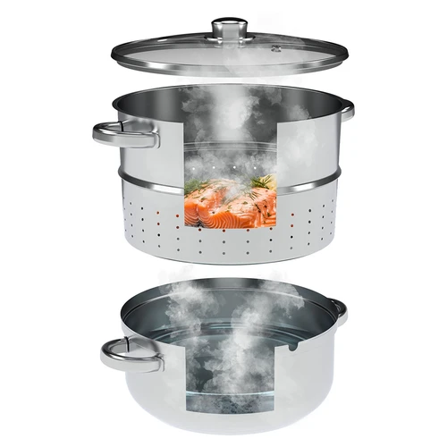 Extrator de sumo a vapor em aço inoxidável, 8 L - 6