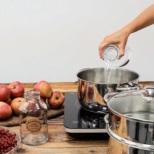 Extrator de sumos a vapor em aço inoxidável com cesto de vapor 5 L - 13