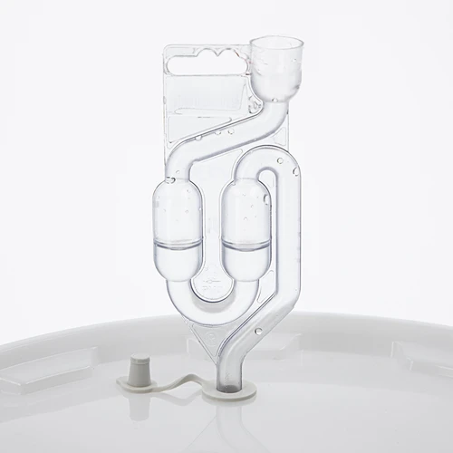 Fermentador 30 L com graduação impressa, torneira e 3 borbulhadores - 10