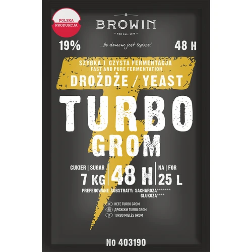 Fermento de Destilaria Turbo Grom 48h  - 1 